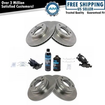 Brake Pad & Rotor Kit Posi Ceramic Front & Rear w/Chemicals - Image 1 of 4