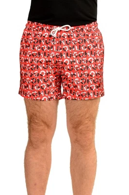 Pantalones Cortos de Natación Hugo Boss Para Hombre "TORTUGA" Estampado de Logotipo EE. UU. M IT 50 Foto 1 de 4