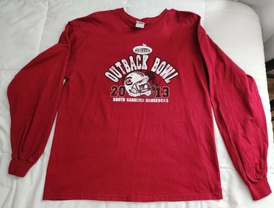 2013 Outback Bowl - South Carolina Gamecocks Long Sleeve T Shirt, Men's Size XL - Image 1 of 4