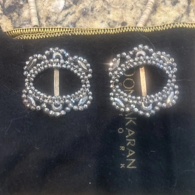 De colección 1930-1940 Corte Acero Super Brillo Zapatos Hebillas Clips GVC Foto 1 de 4