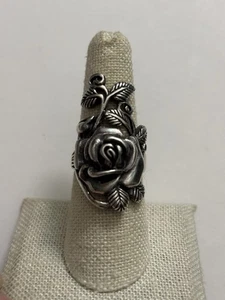 Sterling Silber Neu Taxco Mexiko Rosenranke Ring 6,75 - Bild 1 von 6