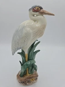 Vintage Fitz And Floyd Marsh Egret - Foto 1 di 7