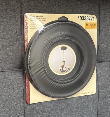 Portfolio 10" Ceiling Medallion Bronze Finish #0338771 - Image 1 of 2