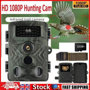Wildlife Trail Camera 58MP HD 1080P Game Hunting Cam PIR Night Vision Outdoor UK - Picture 1 of 23