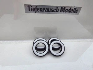 1:18 Weißwandreifen für Echt Alu Felgen Audi VW Mercedes Opel BMW Tuning Diorama - Picture 1 of 3