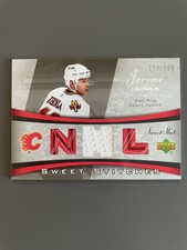 2006-07 Upper Deck Sweet Shot Sweet Stitches Jarome Iginla #SS-JI Flames