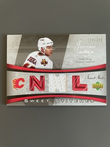 2006-07 Upper Deck Sweet Shot Sweet Stitches Jarome Iginla #SS-JI Flames