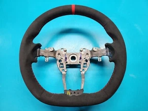 2022 - 2023 Acura MDX Custom Padded Steering Wheel - NEW Genuine Alcantara - Picture 1 of 10