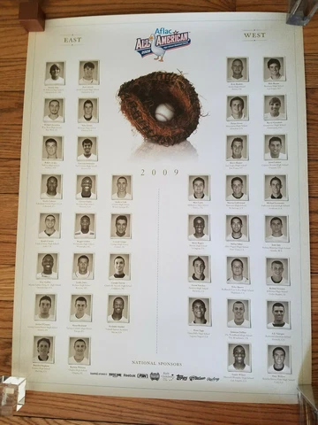 Mint 2009 AFLAC All-American Classic Poster BRYCE HARPER / KRIS BRYANT RARE! Cover