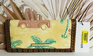 NWT Brahmin Ady Wallet Honey Brown Copa Cabana Genuine Leather  - Picture 1 of 4