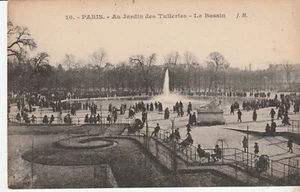 CPA PARIS AU JARDIN DES TUILERIES LE BASSIN - Bild 1 von 1