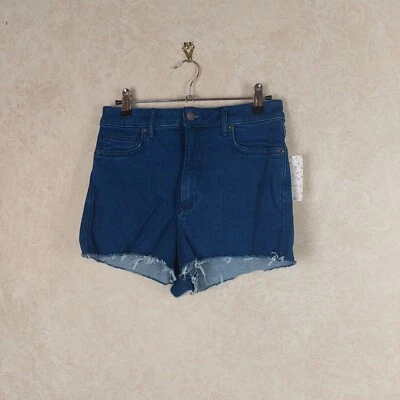 Nuevos pantalones cortos de mezclilla de algodón para mujer Max Studio London azules talla 2 _ NUEVOS CON ETIQUETAS R11E1 Foto 1 de 4