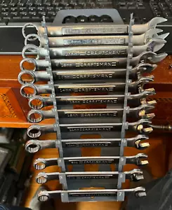 Craftsman Metric 14 pc Combination Wrench Set  6mm–19mm 12PT V^  Vintage USA - Picture 1 of 7