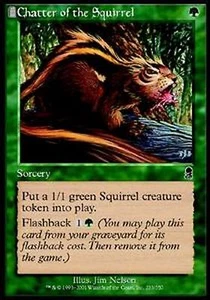 *MRM* FR/VF 4x Jacasserie des ecureuils - Chatter of the Squirrel MTG ODY - Imagen 1 de 1