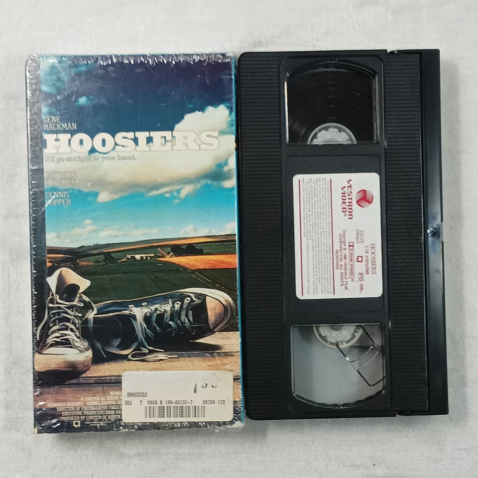 Hoosiers Movie 1988 Gene Hackman Very Good Vhs Tape Foto 1 de 4