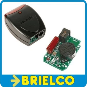KIT DE MONTAJE TIMBRE DE TELEFONO CON ZUMBADOR E INDICADOR LED RJ11 K8087 BD3746 - Imagen 1 de 1