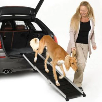 KLEINMETALL DogWalk3 14000865 Teleskop ALU Hunderampe Autorampe Einstiegshilfe - Bild 1 von 4