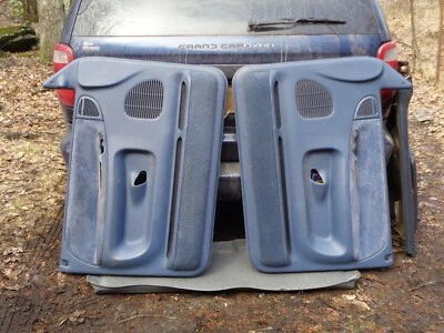 1998-2001 Dodge Ram Driver Passenger Door Panel Panels BLUE E62 - Image 1 of 4
