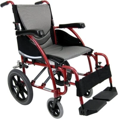 Silla de ruedas manual ultraligera ergonómica Karman Healthcare S-115-TP,... Foto 1 de 4