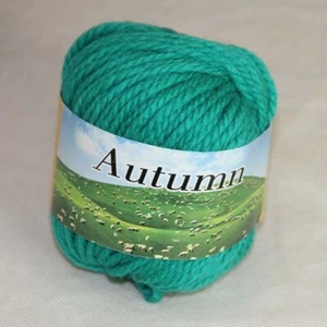 Sale 1 Ball 50g Soft Waem Chunky Thick Wool Hand Knitting Yarn Kelly green 221 - Picture 1 of 22