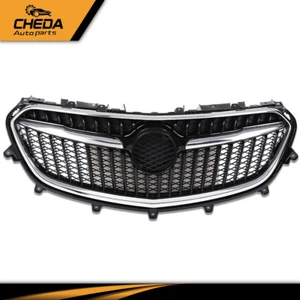 Fit For Buick Encore 2017 2018 2019 Front Upper Grille Replacement Chrome Black - Picture 1 of 9