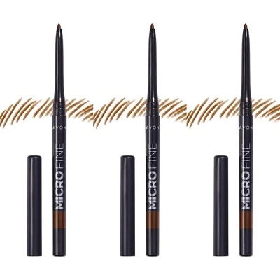 Avon Micro Fine Twist Up Brow Definer Pencil 0.13g | DARK BROWN | Set of 3 - Image 1 of 4