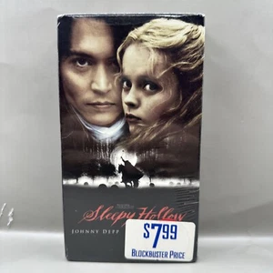 Sleepy Hollow (VHS, 2000) Johnny Depp, Christina Ricci Blockbuster Sealed - Imagen 1 de 6