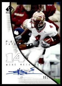 2004 SP Authentic ROOKIE AUTHENTICS P.K. Sam Rookie Auto 901/990 New England - Picture 1 of 2