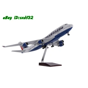 1:150 Aircraft Model Transaero Russian Airlines Passenger Airplane NO LED Lights - Picture 1 of 4