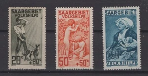 (WH22652) SAAR AREA 1926, MI 104+106/107, MH, CV €44, SEE SCANS - Picture 1 of 2