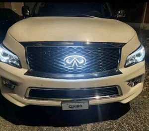Illuminated LED emblem for Infiniti QX80 2015 2016 2017 2018 2019 2020 - Picture 1 of 9