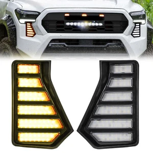 Luz de circulación diurna LED DRL accesorios antiniebla para Toyota Tacoma 2024-2025 - Imagen 1 de 11