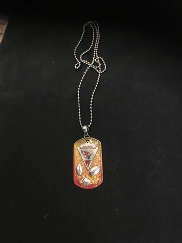 handmade nfl Arizona cardinals dogtag necklace Cover