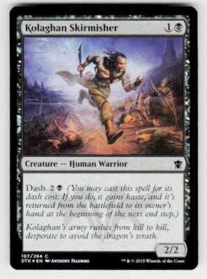 Dragons of Tarkir #107 Kolaghan Skirmisher FOIL - Image 1 of 2