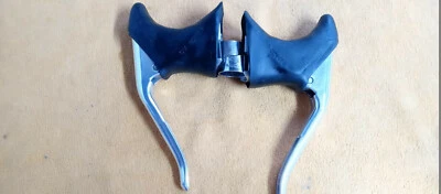 Palancas de freno vintage dia compi aero. Fixe, carretera, ciclocross. capuchas negras. Foto 1 de 3