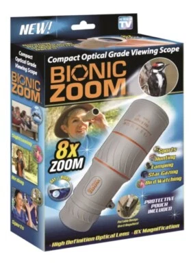 Bionic Zoom Compact Optical Grade Viewing Scope 8x Zoom As Seen on TV - Image 1 of 4