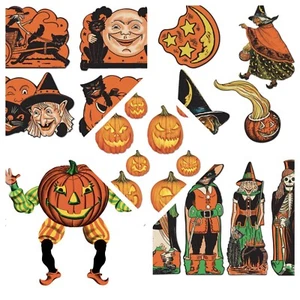 Halloween Cutouts Decorating Pack 17 pieces, 5 items. Free Gift With Purchase. - Picture 1 of 9