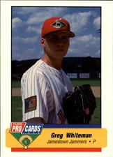 1994 Jamestown Jammers Fleer/ProCards #3965 Greg Whiteman