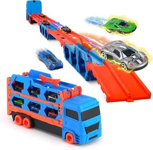 Toys for Ages 3-7, Transport Car Carrier with 12 Race Cars, Boys Toys Age 3-6, f - Picture 1 of 6