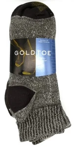 GoldToe 6 Pack Men's Athletic Quarter Socks Cushion Cotton shoe size 6-12.5 - Picture 1 of 14