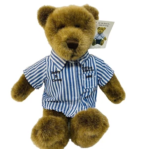 BAB Office Depot Logo 2002 Teddy B Caring Bear 14" Bear HasTags - Picture 1 of 9