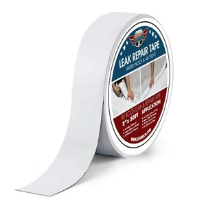 LCW 2" x 50' RV Sealant Tape UV Weatherproof Roof Leaks Repair Seal Sticky White - Picture 1 of 7