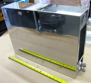 Edelstahl Heizkörper Wärmetauscher Swagelok Rohrverschraubungen 22" OAL - Bild 1 von 5