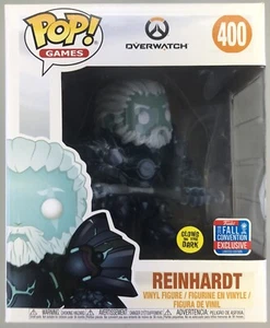 Funko Pop! Vinyl Games Overwatch Reinhardt Coldhardt Fall Convention Exc - Picture 1 of 6
