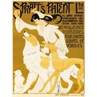 Advert Food Pet Spratts Patent Happy Dog Paris 12X16 Inch Framed Art Print