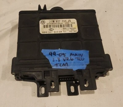 VW Jetta TCU MKIV VR6 01M 927 733 JS Transmission Control Module TCM 01M927733JS - Image 1 of 2