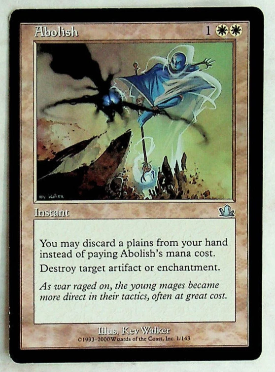 Abolish - Prophecy Edition - 2000 - Magic The Gathering Card - Image 1 of 1