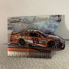 Carl Edwards 2016 Panini Prizm Die Cut Blowing Smoke Card #B9