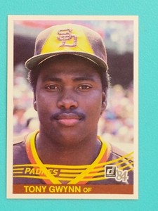 1984 DONRUSS TONY GWYNN #-324 SAN DIEGO PADRES NM-MT