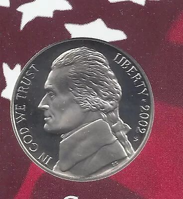 2002 S Proof JEFFERSON NICKEL - Image 1 of 2